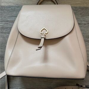Kate Spade Tan  Adel Medium Flap Backpack